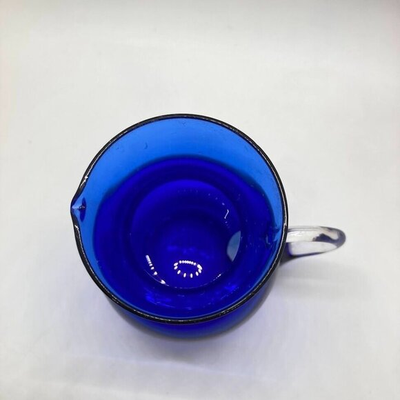 Lot 5 Enesco Japan Imports Miniature 3.5" Pitchers Applied Handle Jewel Tones - Picture 15 of 16